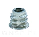 M6 X 10 mm - Nakrętka mufa do drewna typ DC - 6