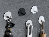 Haczyk, uchwyt, wieszak stal nierdzewna, kolor mosiądz samoprzylepny - 8