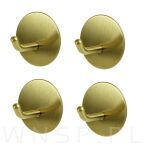 Haczyk, uchwyt, wieszak stal nierdzewna, kolor mosiądz samoprzylepny - 3