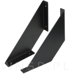 Nowoczesne wsporniki na krawędź półki ściennej 2 sztuki, FLEX 18 x 18 cm - 4
