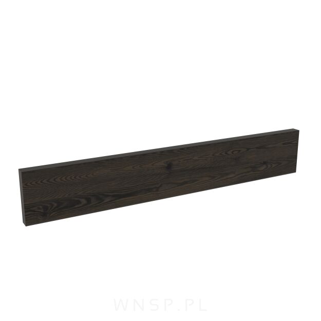 Listwa ścienna, na haczyki lub wieszaki 500 x 80 x 18 mm, lakier czarny