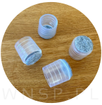 Ślizgacz ochronny PVC okrągły na nogę Ø 25 mm transparentny, z filcem - 4