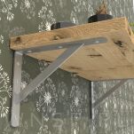 Mocny wspornik do półki ściennej, wiszącej 250 x 400 x 30 mm - 6