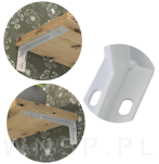 2x Wsporniki wzmocnione, konsola do półki ściennej, wiszącej 40 x 15 cm - 3