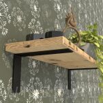 Nowoczesny wspornik do półki meblowej loft L 250 x 180 x 38 mm - 5