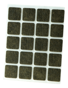 Podkładki filcowe 20 X 20 brąz (20 szt.)