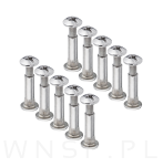 10 x Złącze meblowe śrubowe Ø 5 mm M4 (30 - 40 MM) do szafek, płyt meblowych - 3