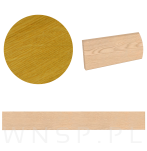 Listwa ścienna, na haczyki lub wieszaki 625 x 80 x 18 mm, lakier bezbarwny - 3