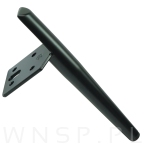 Noga stalowa PIN 18 CM, z blachą montażową, czarna - 3