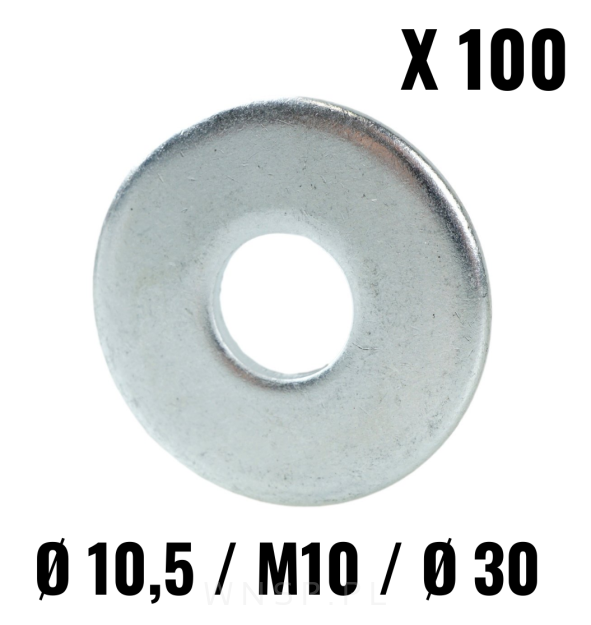 Podkładka M10, 10,5 / 30 / 2.3 - DIN 9021