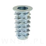 M6 X 25 mm - Nakrętka mufa do drewna typ DC - 3