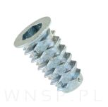 M6 X 25 mm - Nakrętka mufa do drewna typ DC - 5