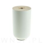 Nóżka bukowa biała 10 cm, walcowa 60 mm z blachą - 9