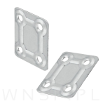 Płytka montażowa 10 sztuk, 4 otworowa - 40 X 35 mm - 4