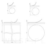 PODKŁADKI FILCOWE POD KRZESŁA, MEBLE, NOGI SAMOPRZYLEPNE ZESTAW 148 SZT CZARNY FILC - 2