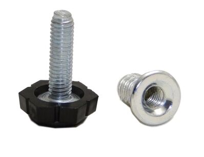 Stopka meblowa M6 X 27 mm z gniazdem do mebli