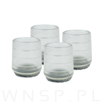 Ślizgacz ochronny PVC okrągły na nogę Ø 18 mm transparentny, z filcem - 2