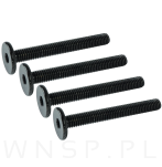 M6 X 50 mm metryczny na imbus 4 mm, czarny - 3