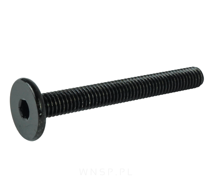 M6 X 50 mm metryczny na imbus 4 mm, czarny