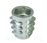 Nakrętka M8 X 15 mm - mufa do drewna typ NC - 4