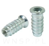 M6 X 24 mm - Mufa wkręcana do drewna - 6