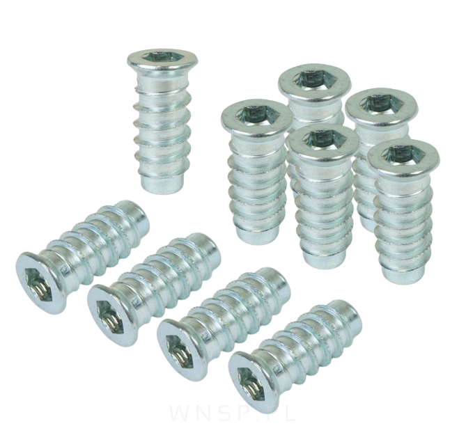 M6 X 24 mm - Mufa wkręcana do drewna