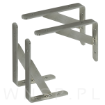 Wspornik do półki ściennej ze wzmocnieniem, 150 x 113 x 25 mm - 8