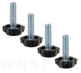 Regulator, stopka meblowa M6 X 25 mm (sześciokątna) - 3