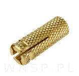 Tuleja mosiężna M4 X 16 mm, rozporowa mosiężna - 4