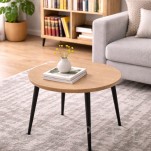 Noga stalowa skośna stożek 30 cm, z blachą montażową, czarna matowa - 7