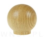 Uchwyt drewniany typ kula dębowy  35 x 36 mm, lakier - 4
