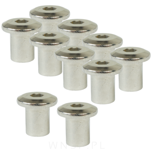 M6 x 10 MM, Nakrętka ericsona, stal nierdzewna