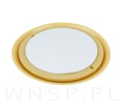 Odbojnik do ściany samoprzylepny fi 60 mm - beżowy - 4