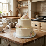 Podkład pod tort 30 x 40 cm prostokątny, dekoracja na urodziny gruby sztywny srebrny - 3