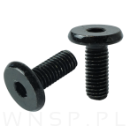 Wkręt meblowy do mebli połączeń 10 szt., Śruba M8 x 20 mm czarna, na imbus - 4
