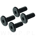Wkręt meblowy do mebli połączeń 10 szt., Śruba M8 x 20 mm czarna, na imbus - 6