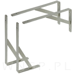 Wspornik do półki ściennej ze wzmocnieniem, 298 x 161 x 25 mm - 8