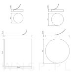 PODKŁADKI FILCOWE POD KRZESŁA, MEBLE, NOGI SAMOPRZYLEPNE ZESTAW 53 SZT SZARY FILC - 2