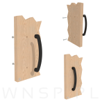 Uchwyt meblowy CLA 96 mm czarny - 5