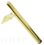 Noga stalowa PIN 20 CM, z blachą montażową, złota - 6
