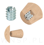 Mufa M6 X 12 mm, wkręcana - 5
