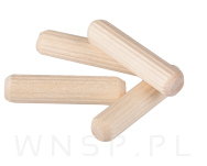 100 X kołek drewniany meblowy ø 12 X 60 mm - 8