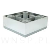 Stopka meblowa 25 mm chrom 65 X 65 mm - 6