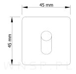 Haczyk, uchwyt, wieszak stal nierdzewna, kolor mosiądz samoprzylepny - 7