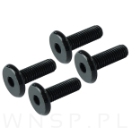 Wkręt meblowy do mebli połączeń 10 szt., Śruba M8 x 25 mm czarna, na imbus - 6