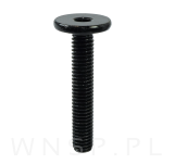 M6 X 35 mm metryczny na imbus 4 mm, czarny - 5