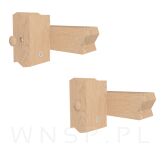 Zaślepki drewniane 100 sztuk do otworu Ø 15 mm buk, surowe - 7