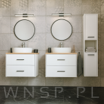 Uchwyt meblowy 320 mm Quadro, czarny, loft do szafki szuflady kuchennej - 3