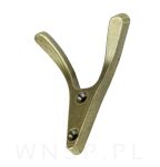 Haczyk Pisa typ V, wieszak podwójny, złoty antyczny - 11