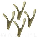 Haczyk Pisa typ V, wieszak podwójny, złoty antyczny - 4